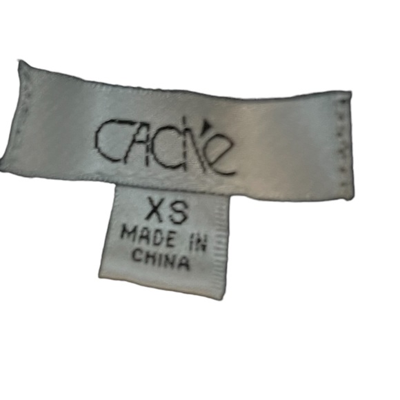 Cache Black Turtle Neck Sweater w/ Zipper Details | Size XS - Picture 10 of 11